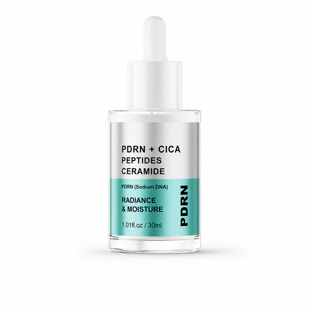 PDRN Cica Peptide Ceramide Ampoule private label serum product packaging on a white background