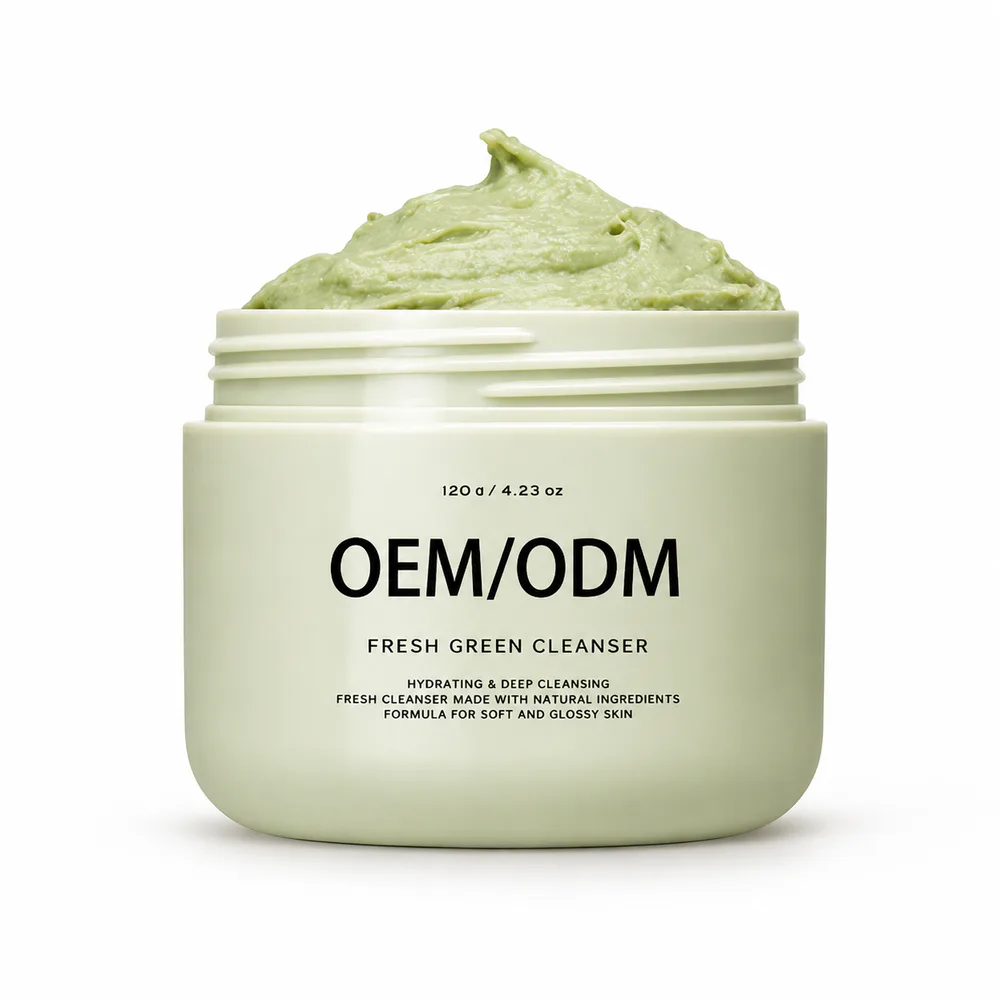 Fresh Green Cleanser private label cleanser product packaging on a white background
