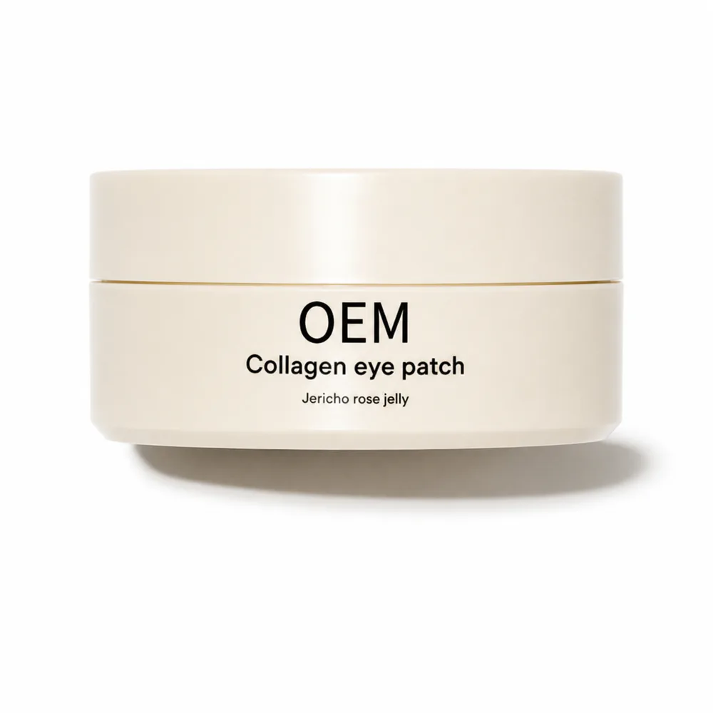 Collagen Eye Patch private label face cream product packaging on a white background